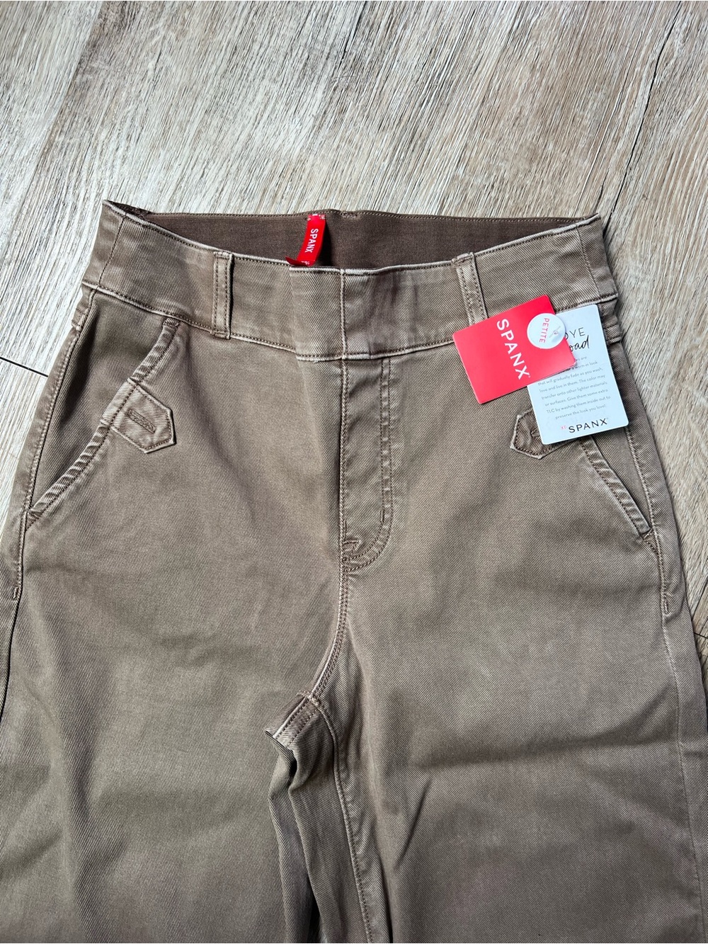SPANX Stretch Twill Cropped Wide Leg pants Size XS Petite Brand New NWT